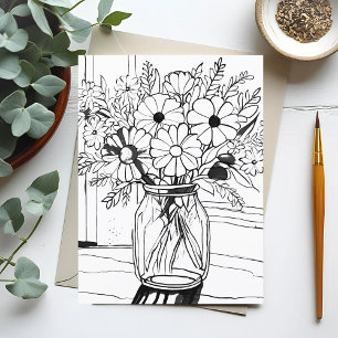 Postal Ramo de flores