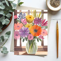 Ramo de flores de primavera | Acuarela floral past