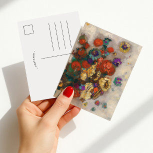 Postal Ramo de Flores   Odilon Redon