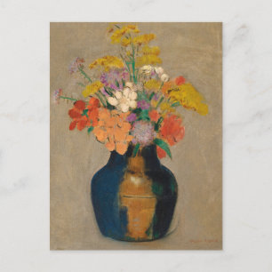 Postal Ramo de Flores   Odilon Redon