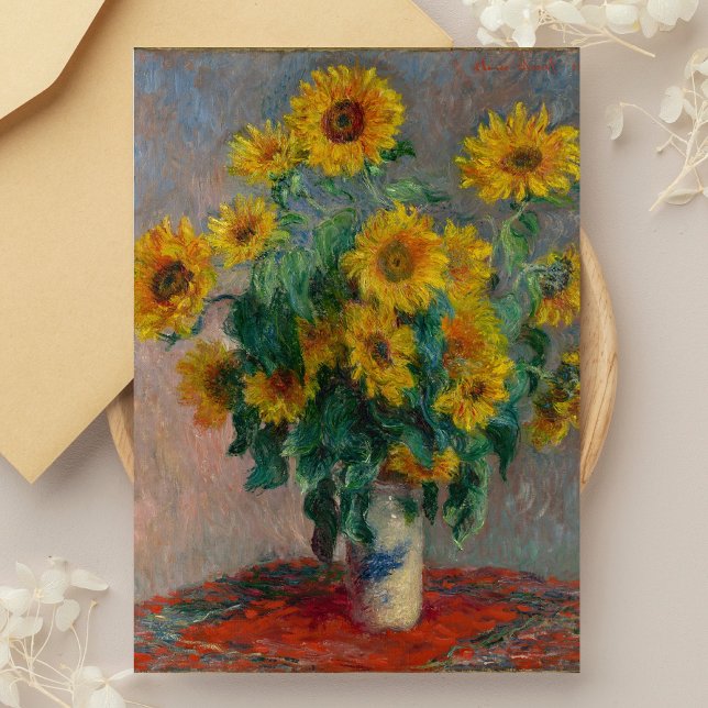 Postal Ramo de Girasoles Monet (Subido por el creador)