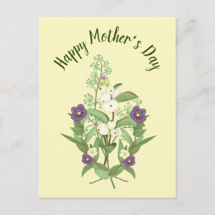 Postal Ramo de Primavera para el Día de la Madre