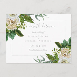 Postal Ramo de Rosas Blancas BUDGET Boda Floral