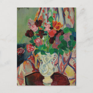 Postal Ramo de Tulipanes de Suzanne Valadon