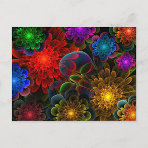 Postal "Ramo del fractal "