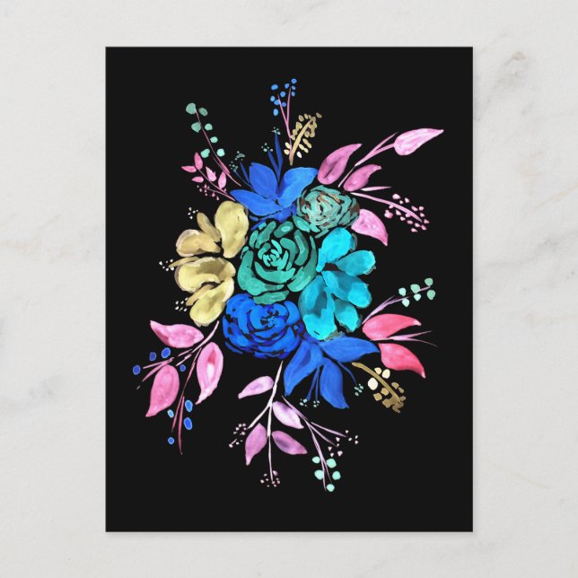 Postal Ramo floral nº 2 (Anverso)