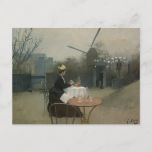 Postal Ramon Casas - Aire puro