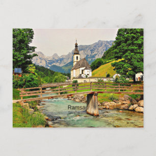 Postal Ramsau, Alpes bávaros