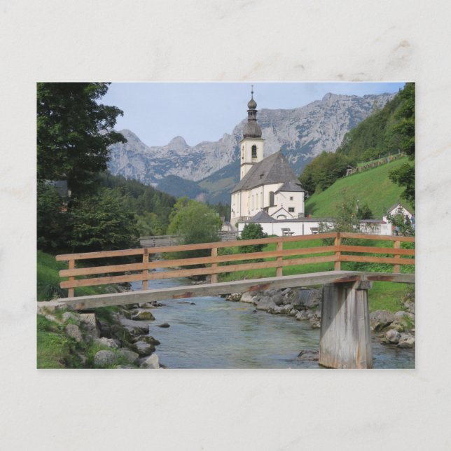Postal Ramsau bei Berchtesgaden (Anverso)