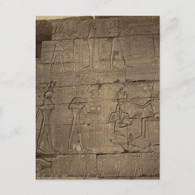Postal Ramusseo. Egipto hacia 1867 (Anverso)
