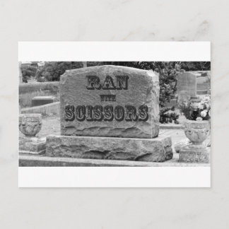 Postal Ran con tijera Tombstone