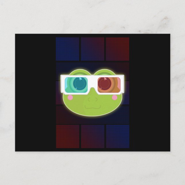Postal Rana 3D (Anverso)