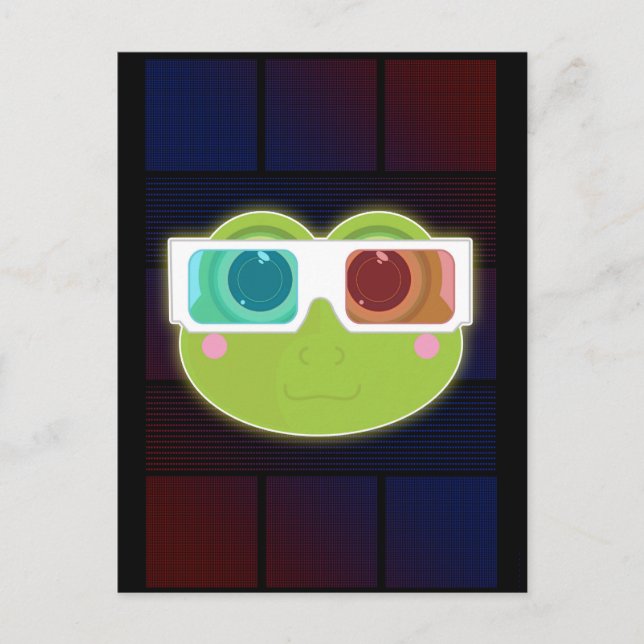 Postal Rana 3D (Anverso)