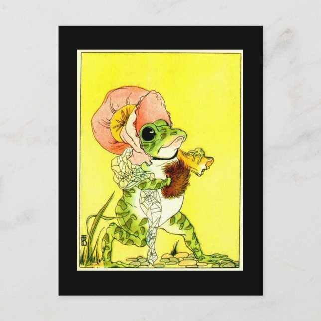 Postal Rana Adorable (Anverso)