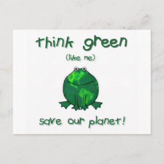Postal Rana ambiental del Día de la Tierra