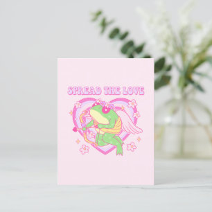Postal Rana Cupido - Esparce el amor