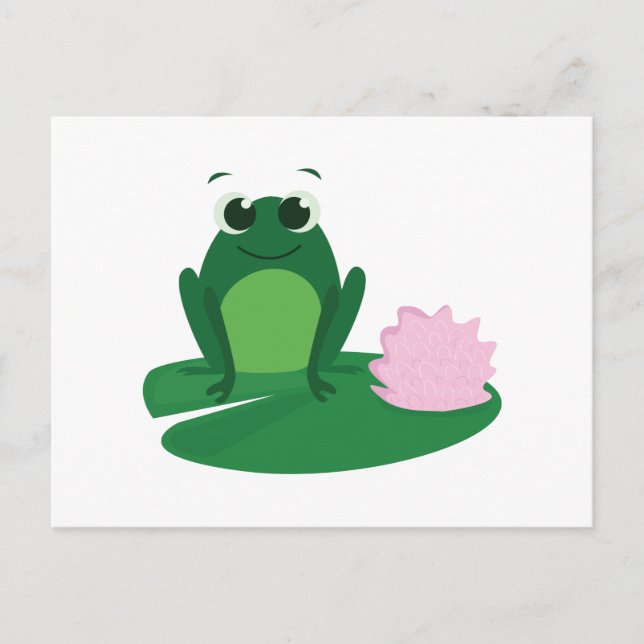 Postal Rana Cute (Anverso)