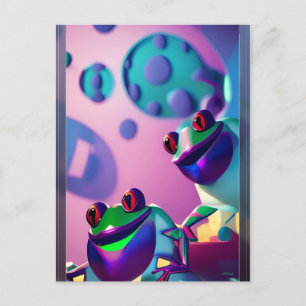 Postal Rana de la Fantasía de Ken Gage