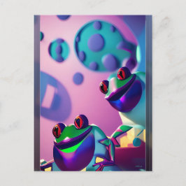 Postal Rana de la Fantasía de Ken Gage