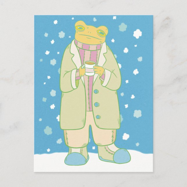 Postal Rana de Navidad (Anverso)