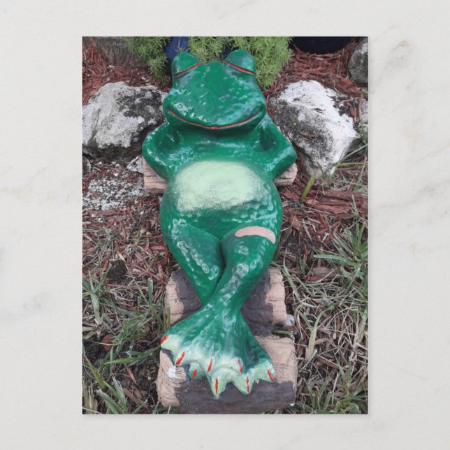 Postal Rana durmiente sólo escalofriante ¿Qué tal tú? (Anverso)