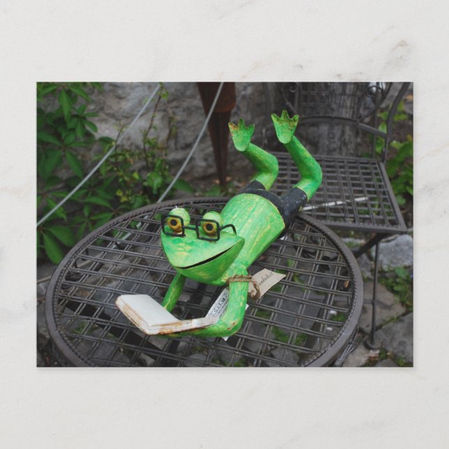 Postal Rana en días festivos (Anverso)