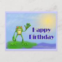Rana feliz cumpleaños