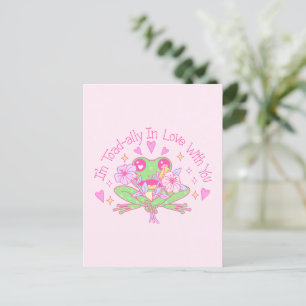 Postal Rana linda - Estoy totalmente enamorada de ti