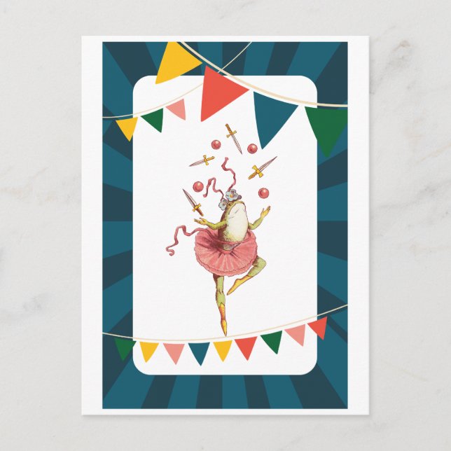 Postal Rana malvada (Anverso)