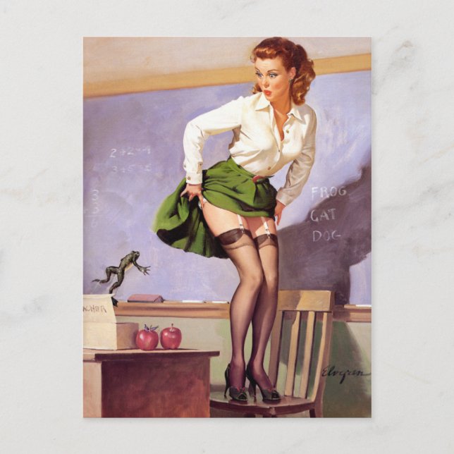 Postal Rana para el profesor (Anverso)