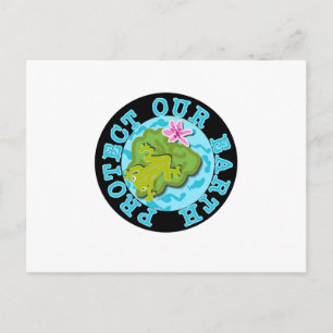 Postal Rana Proteja Nuestra Tierra