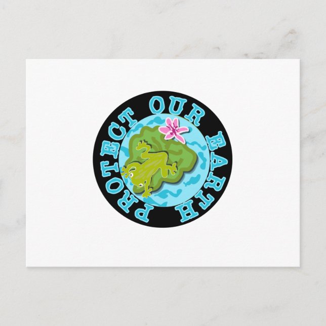 Postal Rana Proteja Nuestra Tierra (Anverso)