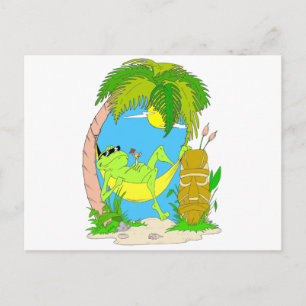 Postal Rana relajante