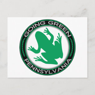 Postal Rana verde de Pensilvania