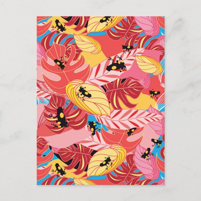 Postal Ranas de la jungla (Anverso)