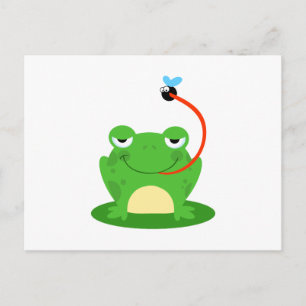 Postal Ranas de rana Amphibian Divertido Personalizado de