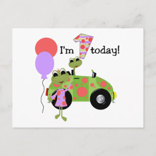 Postal Ranas de sangre primer cumpleaños