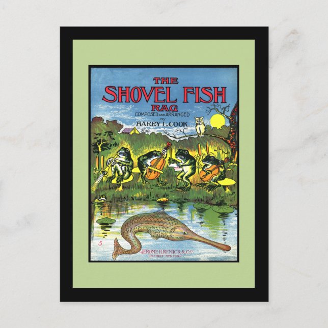 Postal Ranas en banda (Anverso)