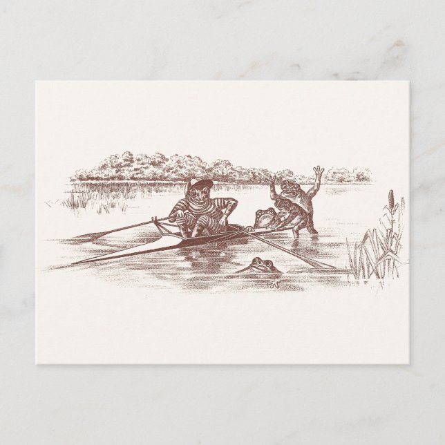 Postal Ranas esculpidas (Anverso)