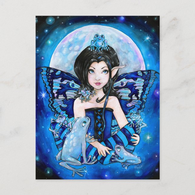 Postal "Ranas lunares" (Anverso)