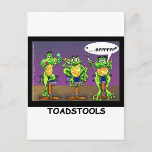 Postal Ranas Perezosas aka Toadstools Regalos y Camisetas
