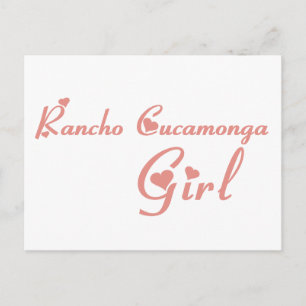 Postal Rancho Cucamonga camisetas Chicas