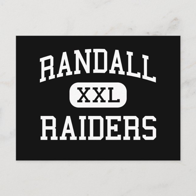 Postal Randall - Raiders - High School - Amarillo Texas (Anverso)