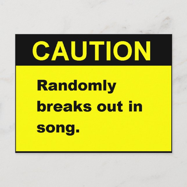 Postal Randmon Song (Anverso)