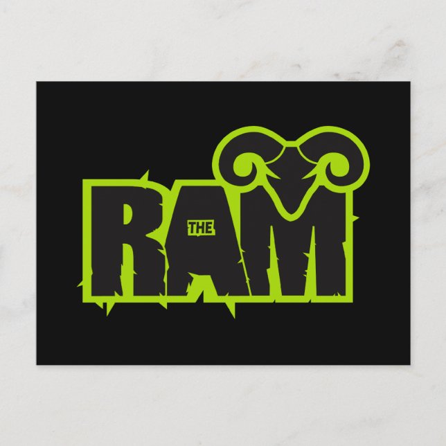 Postal Randy "The Ram" (Anverso)