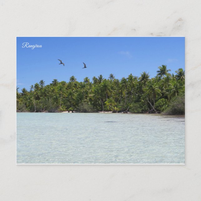 Postal Rangiroa (Anverso)