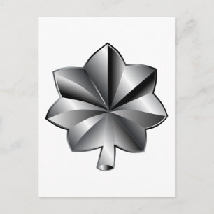 Postal Rango Militar de Estados Unidos - Teniente Coronel