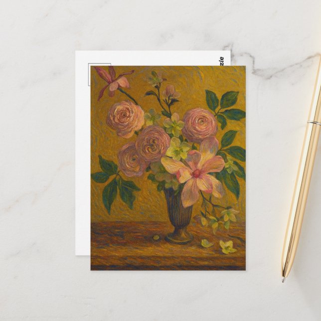 Postal Ranunculus Postcard (Anverso/Reverso In Situ)