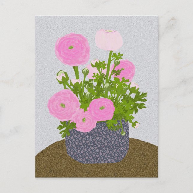 Postal Ranunculus Postcard (Anverso)