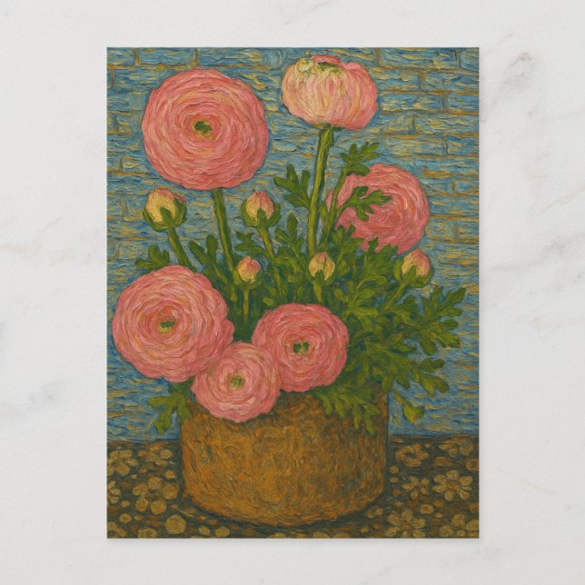 Postal Ranunculus Postcard (Anverso)
